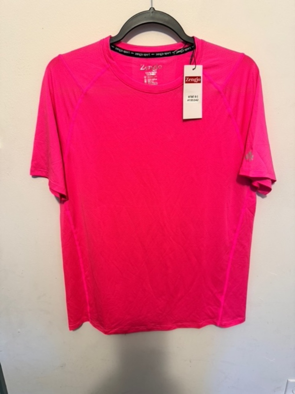 Zengjo hot pink tech tshirt
